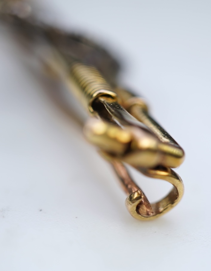 A late Victorian gold and diamond brooch, circa 1900